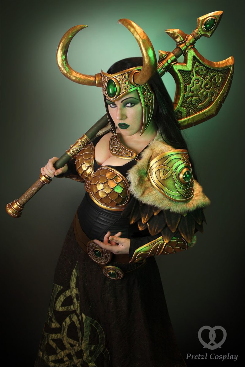 Lady Loki armor and axe patterns and tutorial - Image 9