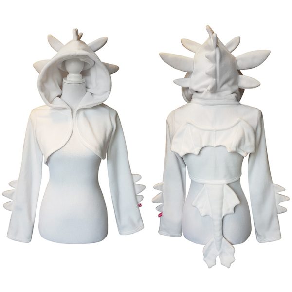 White dragon shrug