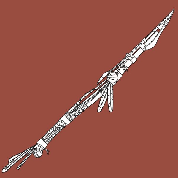 Aloy spear template and tutorial