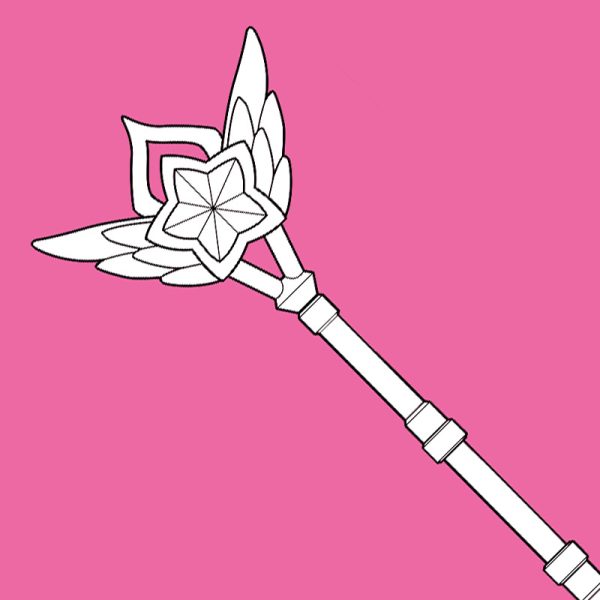 Starguardian Lux prop staff template