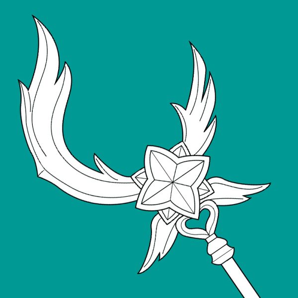 Starguardian Soraka prop staff template