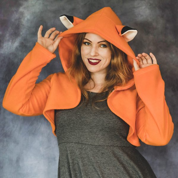 Cute fox shrug