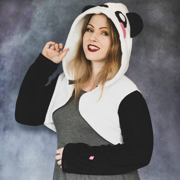 Kawaii panda shrug