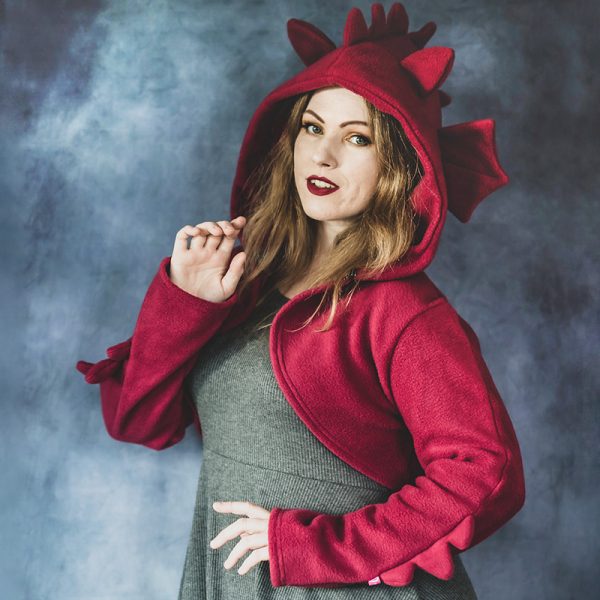 Dragon hoodie with wings hotsell