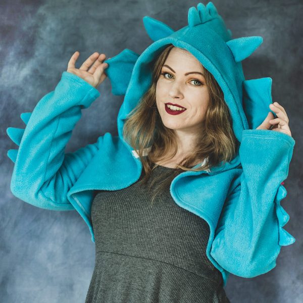 Blue dragon shrug