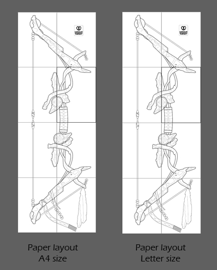 Aloy Carja warbow template and tutorial