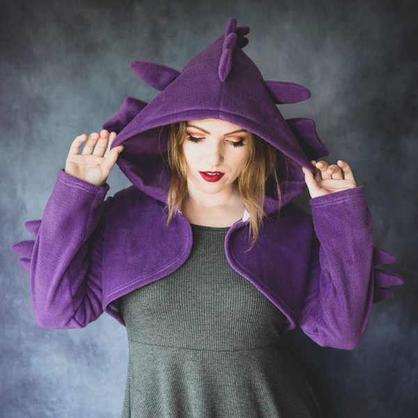 Purple dragon shrug