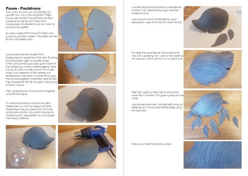 Woodelf Leafeon cosplay patterns and tutorial - Image 14