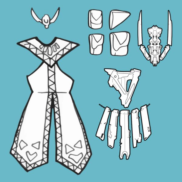 Aloy Banuk Ice Hunter cosplay blueprints and tutorial