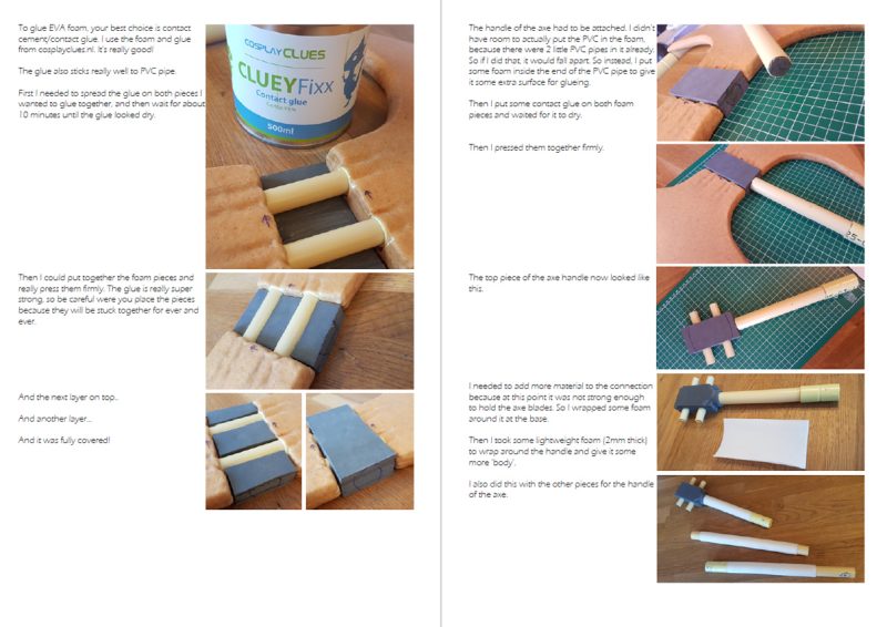 Astrid viking axe template and tutorial - Image 6