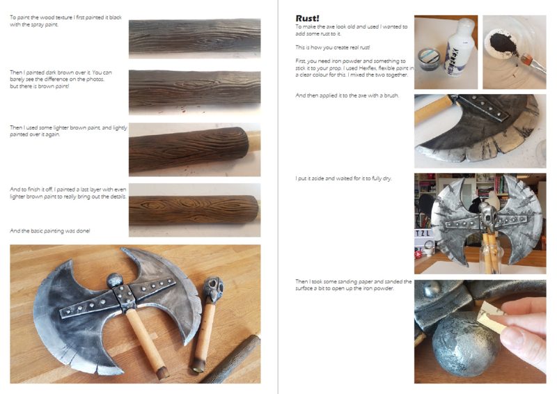 Astrid viking axe template and tutorial - Image 5