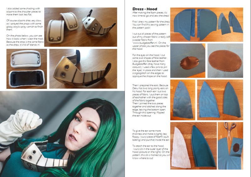 Female Deku cosplay pattern and tutorial - Image 5