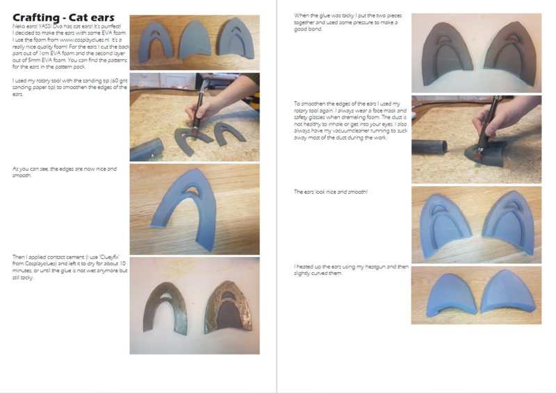 DVA gun and cat ears blueprints and cosplay tutorial - Image 4