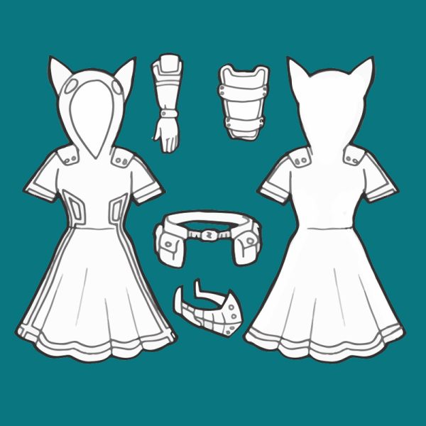 Female Deku cosplay pattern and tutorial