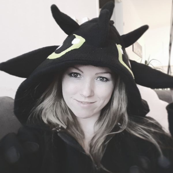 Black dragon cosplay onesie