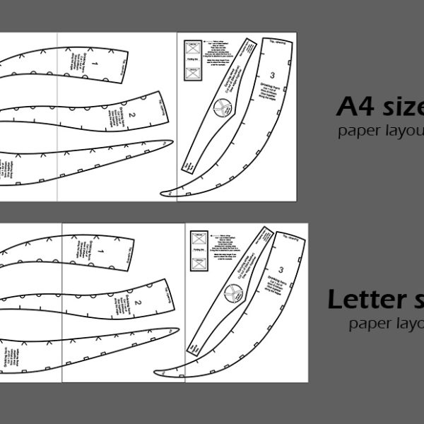 Foam drinking horn pattern and tutorial