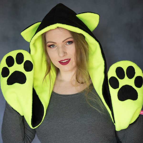 Cat scarf hood – many colour options!