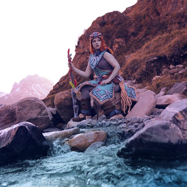 Aloy Banuk Ice Hunter signed cosplay print