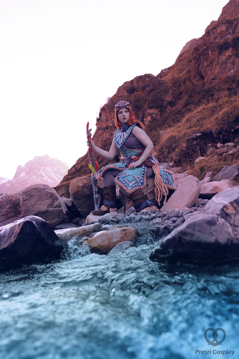 Aloy Banuk Ice Hunter signed cosplay print