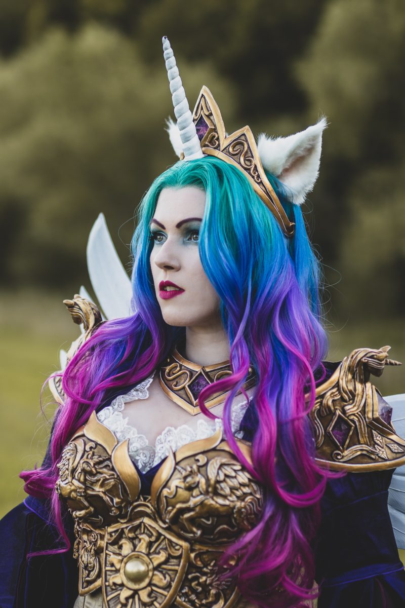Princess Celestia signed cosplay print
