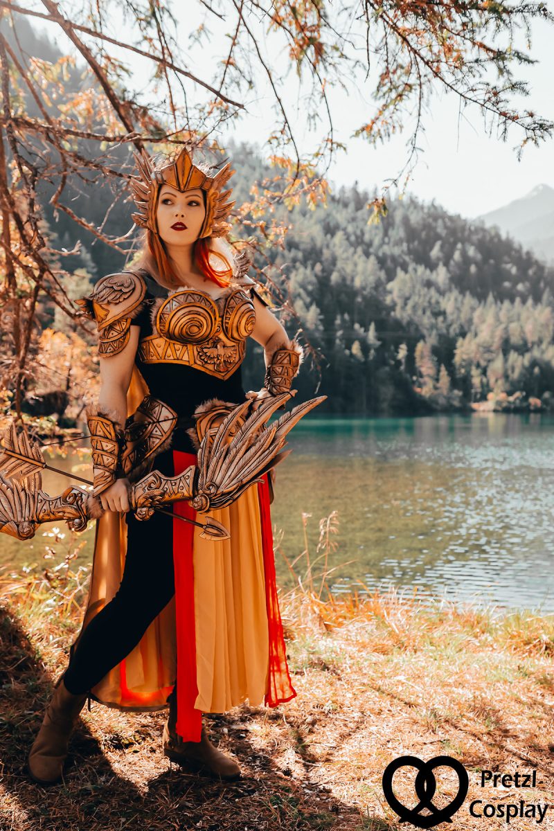 Valkyrie Pidgeot armor and bow cosplay patterns and tutorial - Image 9
