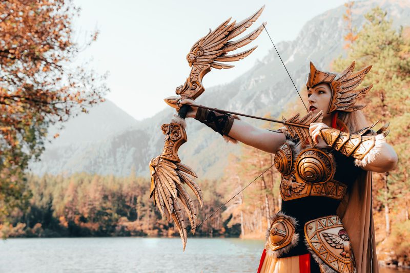 Valkyrie Pidgeot armor and bow cosplay patterns and tutorial - Image 8