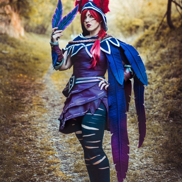 Classic Xayah signed cosplay print