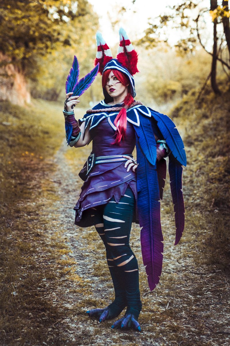 Classic Xayah signed cosplay print
