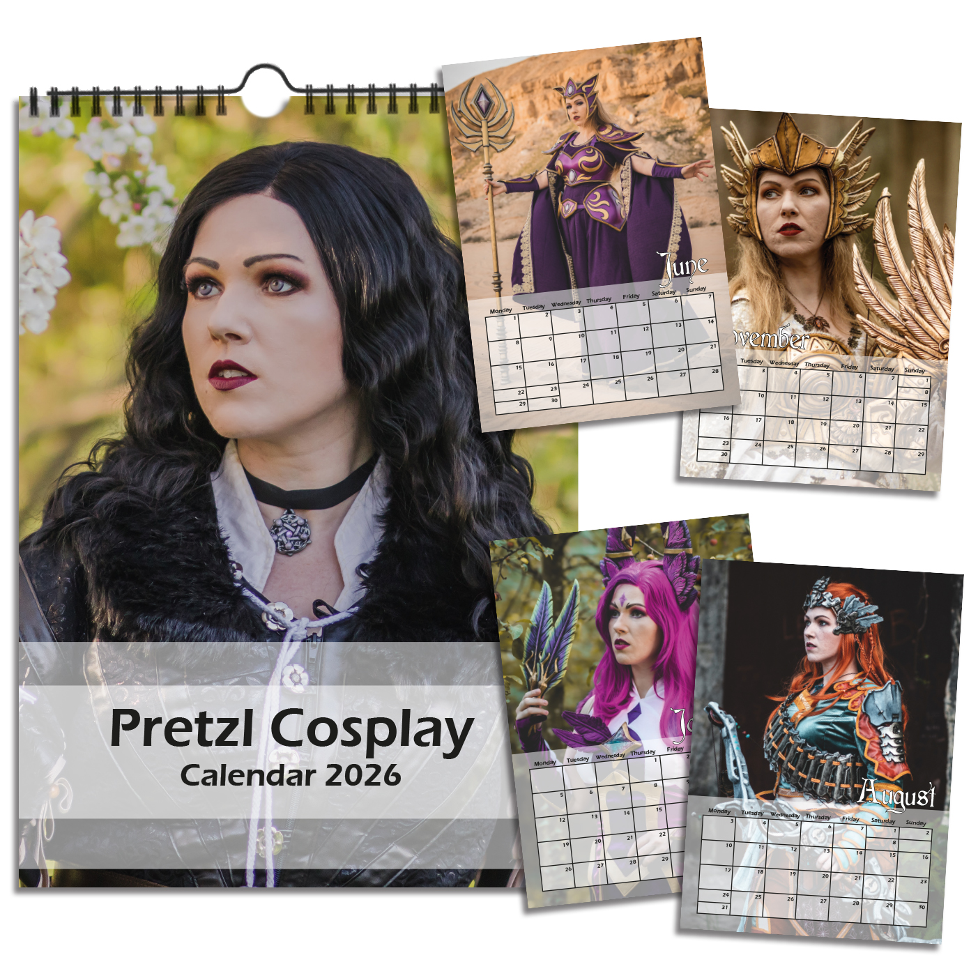 Pretzl Cosplay calendar 2026