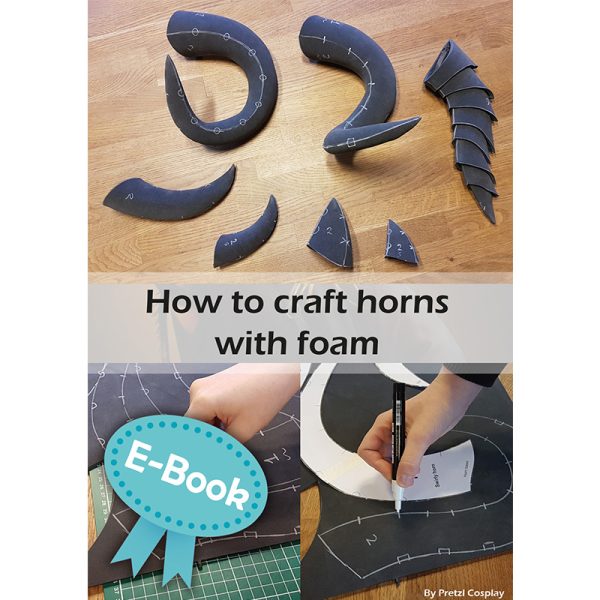 Making horns with EVA foam tutorial – E-book