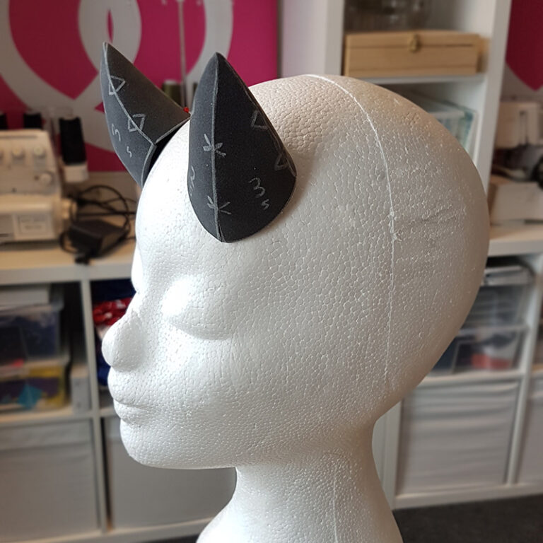 Imp horn pattern 2 sizes! Pretzl Cosplay