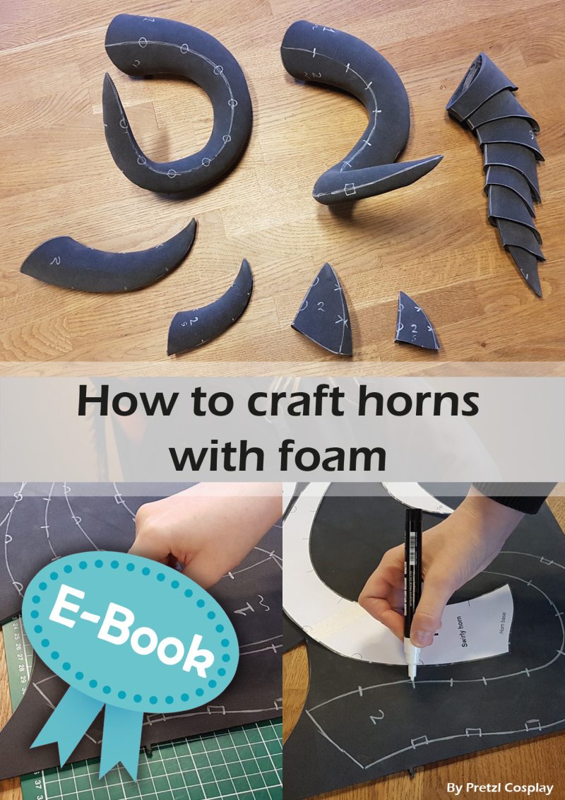 Foam horns pattern collection - 7 patterns and Instruction Ebook - Image 9