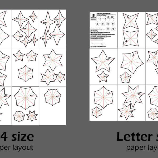 Foam stars pattern collection