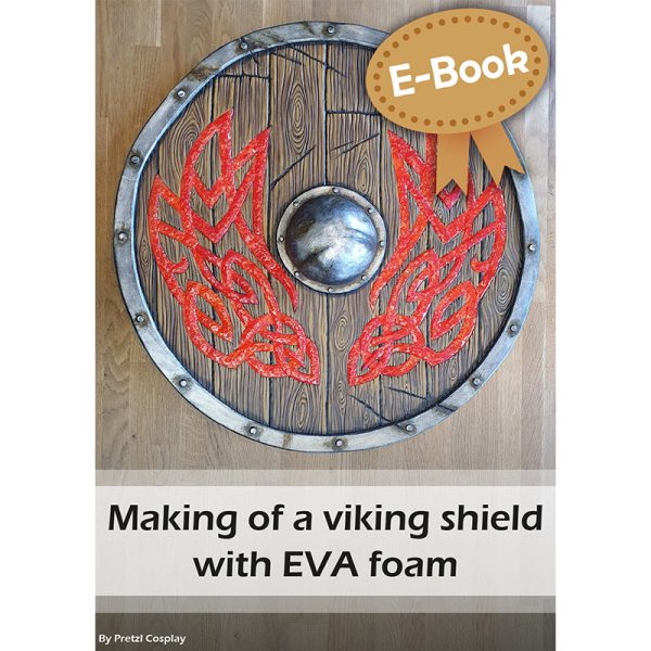 Viking shield foam crafting pattern and tutorial