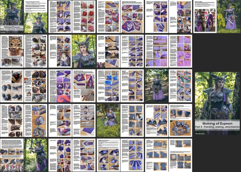 Sorceress Espeon cosplay patterns and tutorial - Image 11