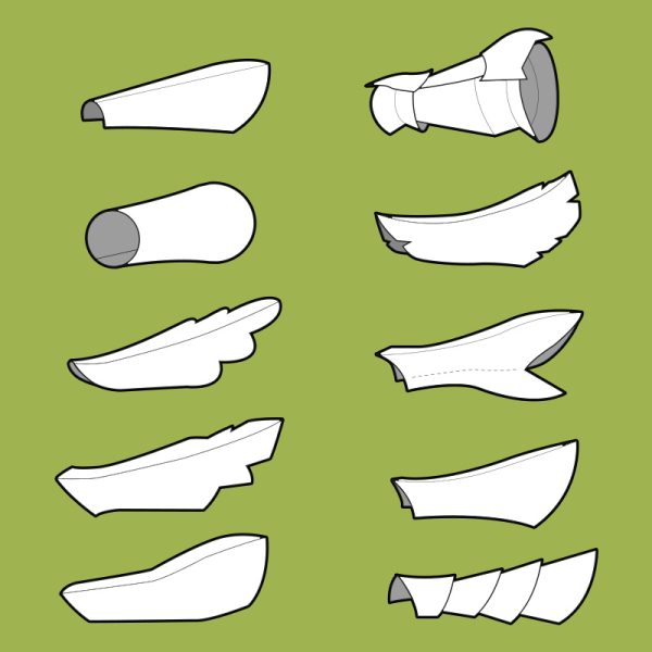 Viking Shoulder Armor Pattern Pretzl Cosplay