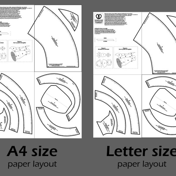 Princess arm armor pattern