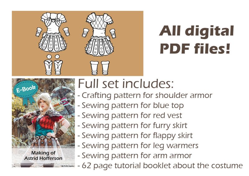 Astrid Hofferson cosplay patterns and tutorial - Image 4