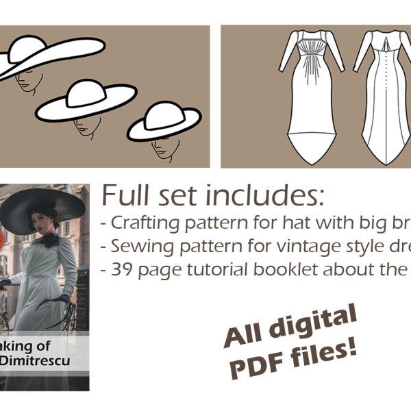 Lady Dimitrescu cosplay patterns and tutorial
