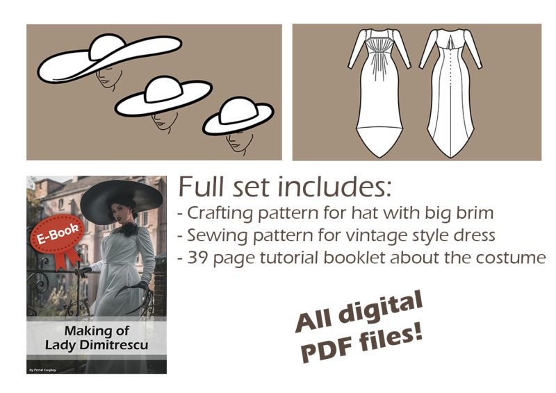Lady Dimitrescu cosplay patterns and tutorial - Image 4