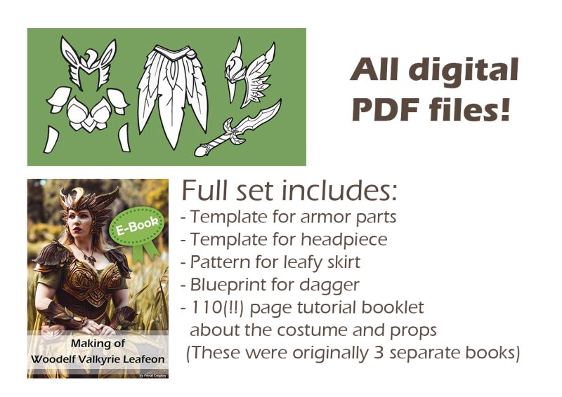 Woodelf Leafeon cosplay patterns and tutorial - Image 6