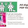 Pajama Lulu costume and staff patterns and tutorial - Image 2