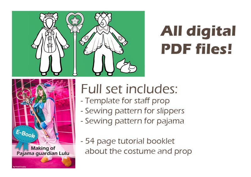 Pajama Lulu costume and staff patterns and tutorial - Image 2