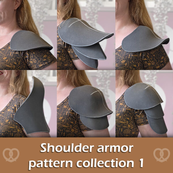 Shoulder armor (pauldrons) pattern collection – 6 patterns