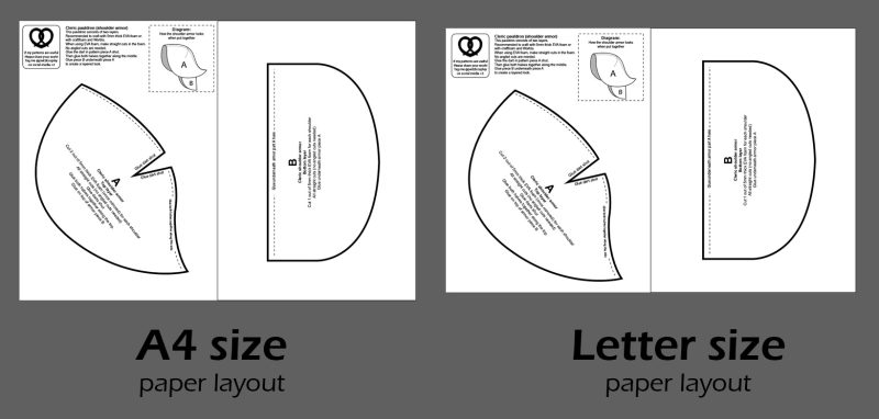 Shoulder armor (pauldrons) pattern collection - 6 patterns - Image 6