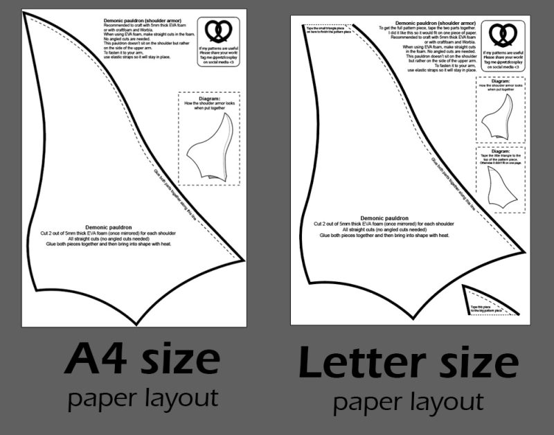 Shoulder armor (pauldrons) pattern collection - 6 patterns - Image 4