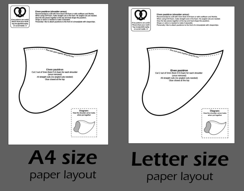 Shoulder armor (pauldrons) pattern collection - 6 patterns - Image 5