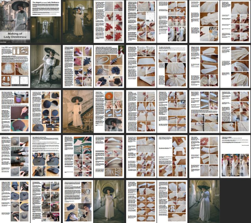 Lady Dimitrescu cosplay patterns and tutorial - Image 6