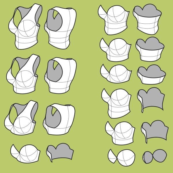 Elven Breastplate pattern collection – 10 variations