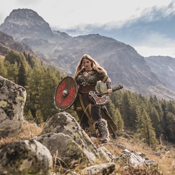 Viking warrior signed cosplay print